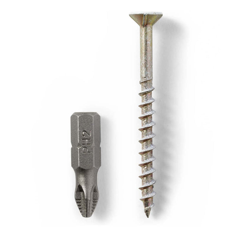 Gladiator Color Matched Screws in Light Gray (32-Pack)