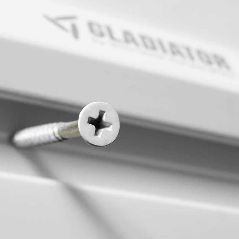 Gladiator Color Matched Screws in Light Gray (32-Pack)