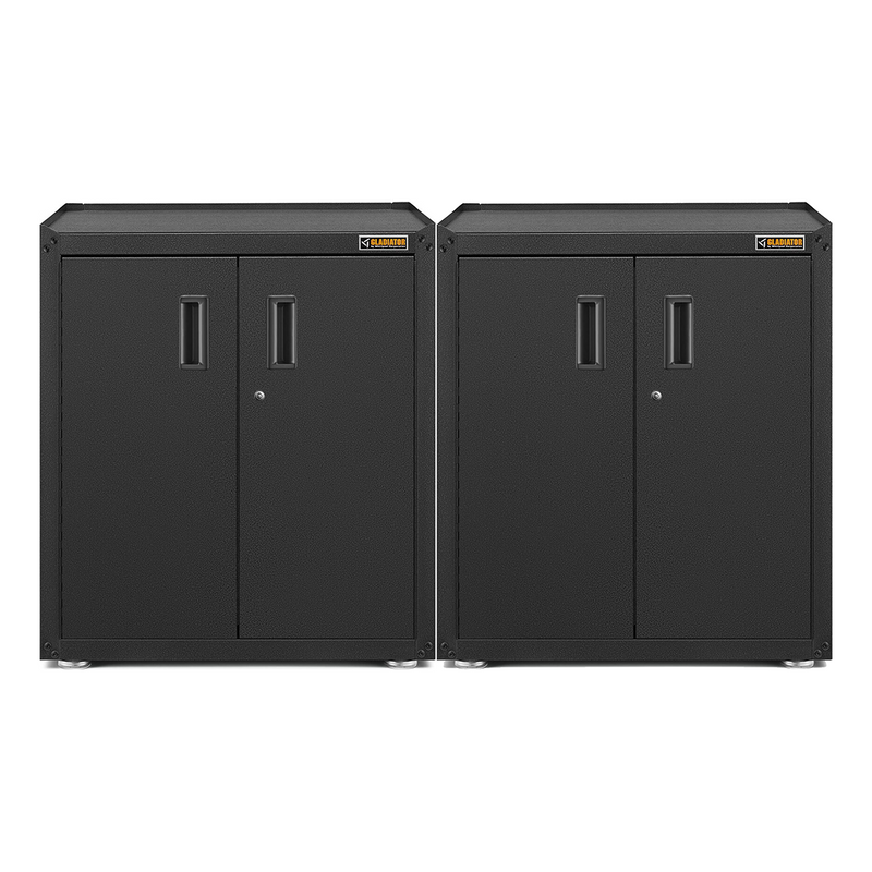Gladiator Ready-to-Assemble Full-Door Modular GearBox (Hammered Granite) 2-Pack
