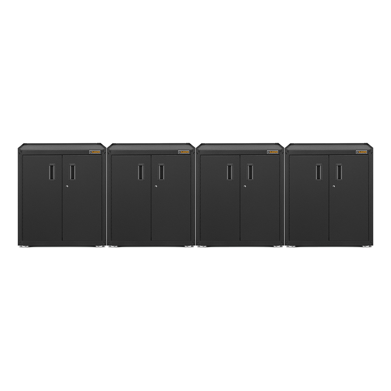 Gladiator Ready-to-Assemble Full-Door Modular GearBox (Hammered Granite) 4-Pack