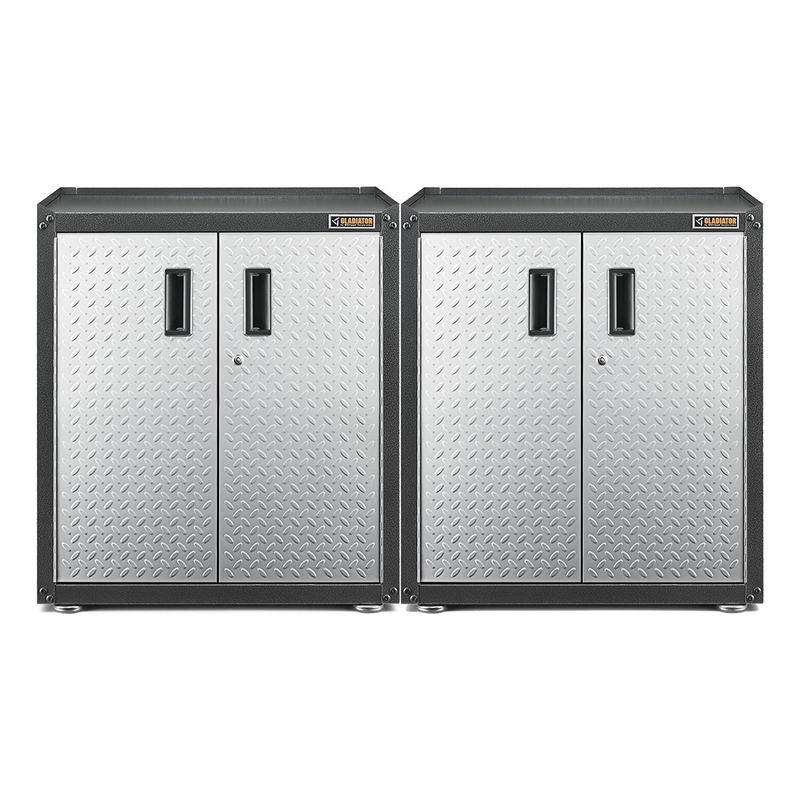 Gladiator Ready-to-Assemble Full-Door Modular GearBox (Silver Tread) 2-Pack