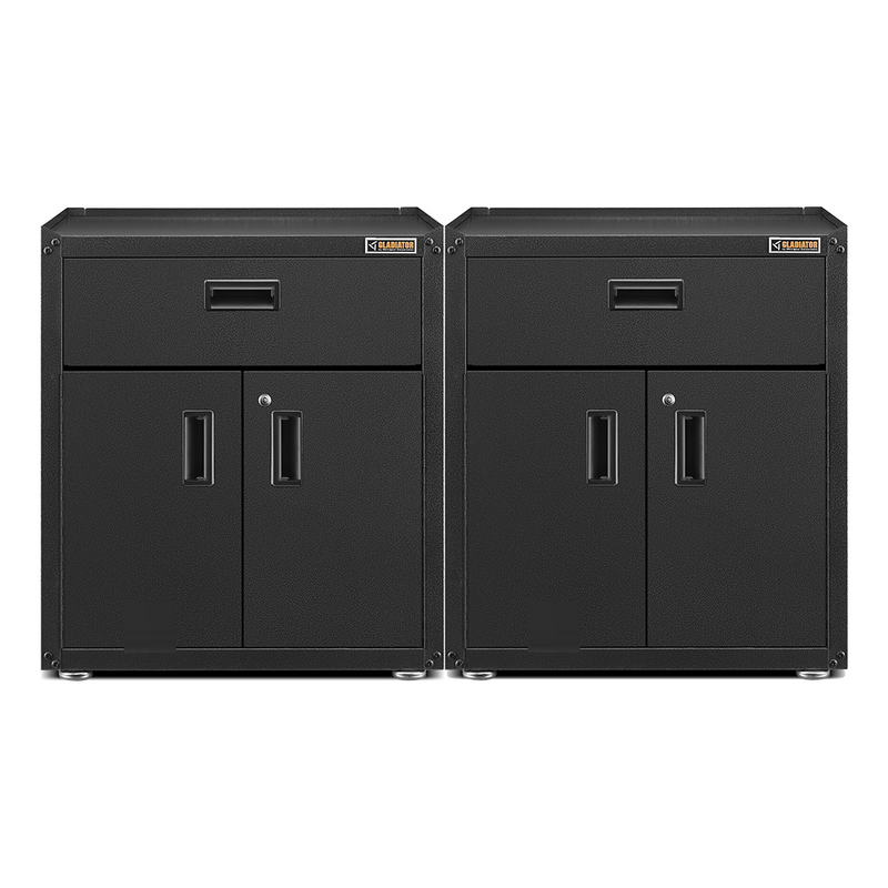 Gladiator Ready-to-Assemble 3/4-Door Modular GearBox (Hammered Granite) 2-Pack