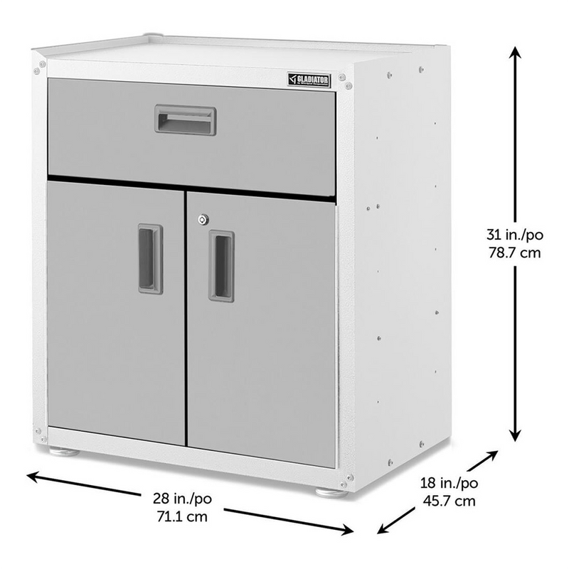 Gladiator Ready-to-Assemble 3/4-Door Modular GearBox (Gray Slate) 3-Pack