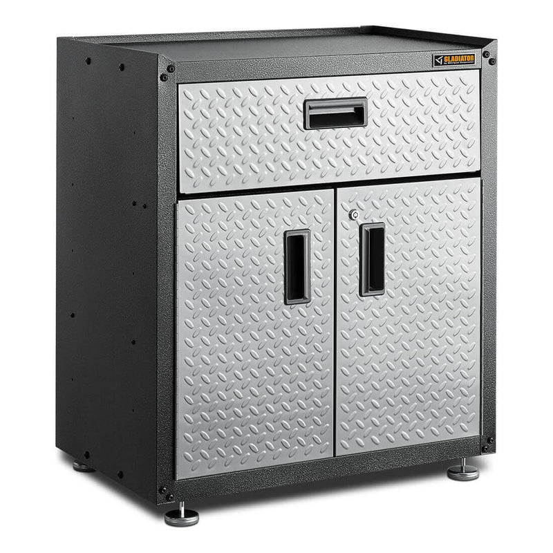 Gladiator Ready-to-Assemble 3/4-Door Modular GearBox (Silver Tread)