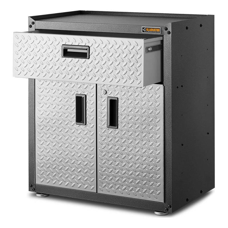 Gladiator Ready-to-Assemble 3/4-Door Modular GearBox (Silver Tread)