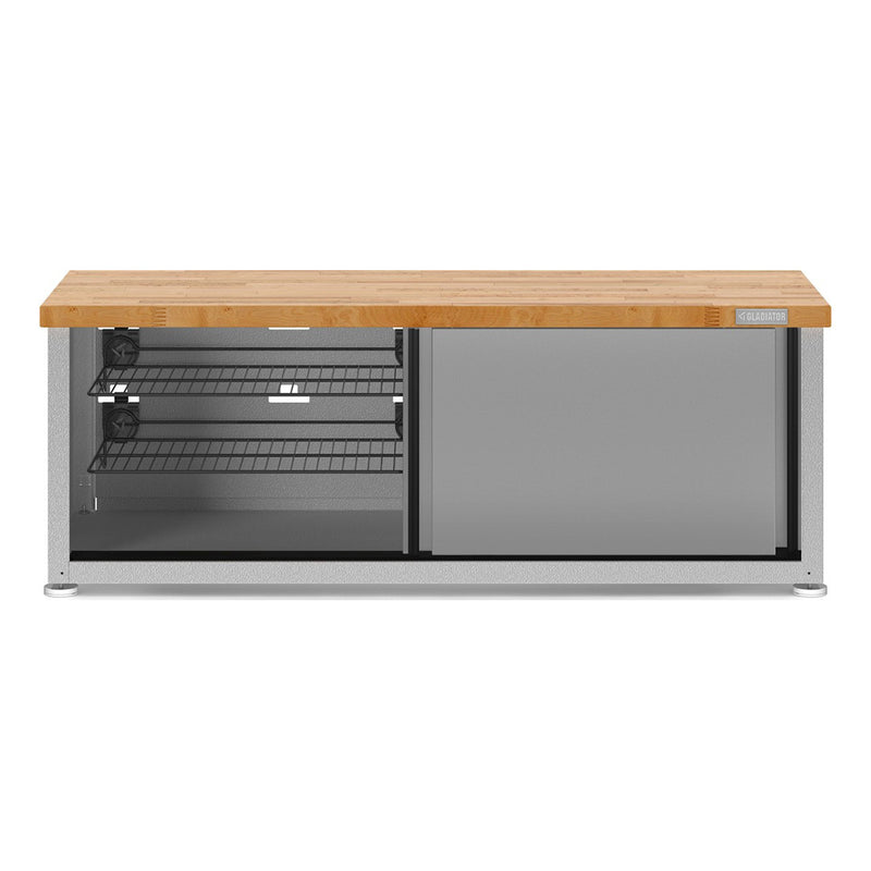 Gladiator Ready-to-Assemble Shoe Storage Bench (Gray Slate)