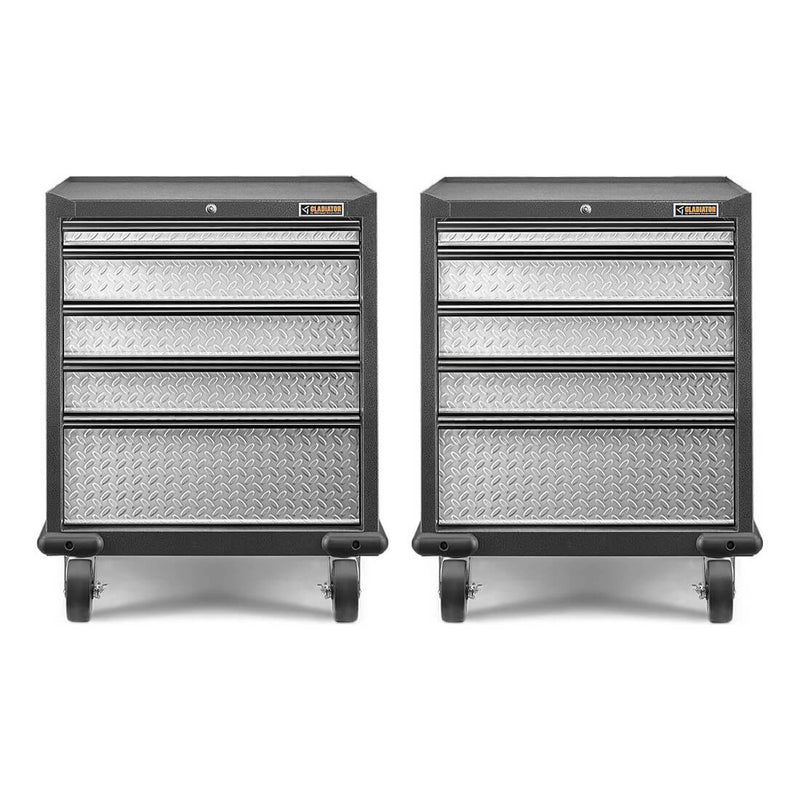 Gladiator Premier Pre-Assembled GearDrawer (Silver Tread) 2-Pack