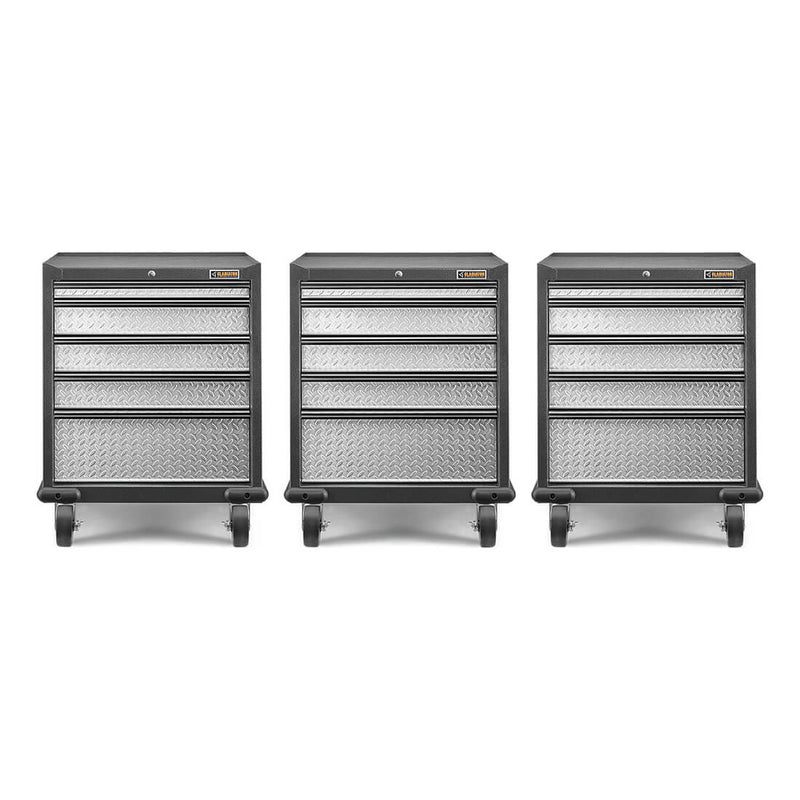 Gladiator Premier Pre-Assembled GearDrawer (Silver Tread) 3-Pack