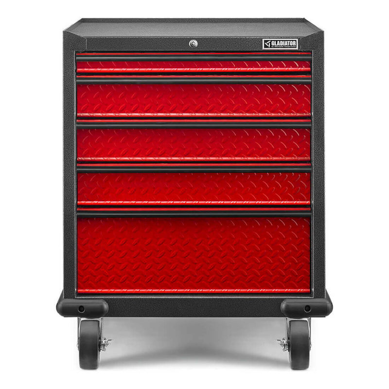 Gladiator Premier Pre-Assembled GearDrawer (Red Tread)