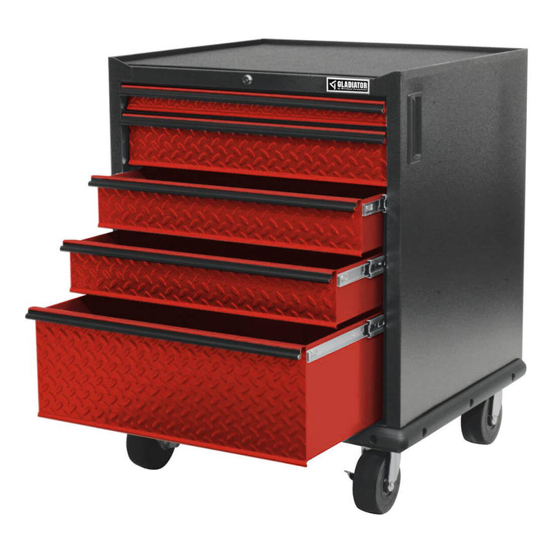 Gladiator Premier Pre-Assembled GearDrawer (Red Tread)