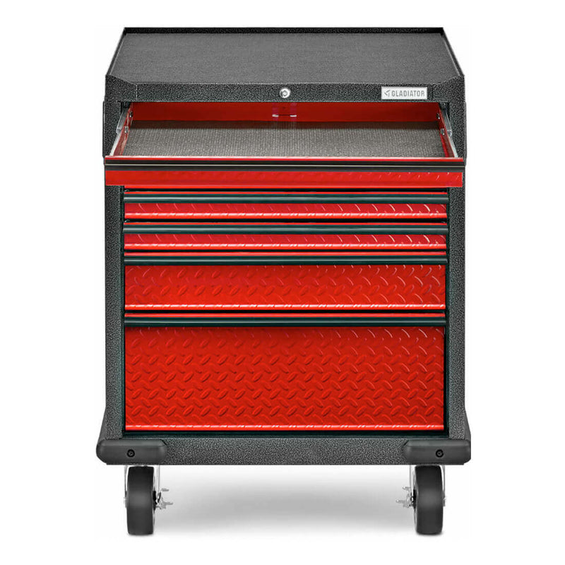 Gladiator Premier Pre-Assembled 7 Drawer Modular Tool Storage Cabinet (Red Tread)