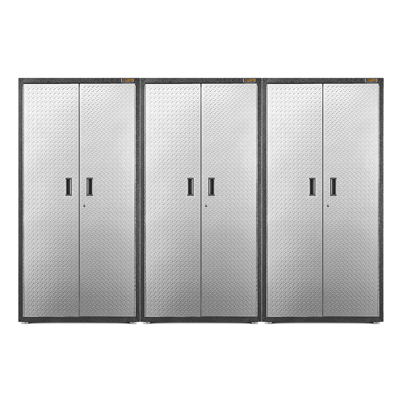 Gladiator Ready-to-Assemble Jumbo GearBox (Silver Tread) 3-Pack