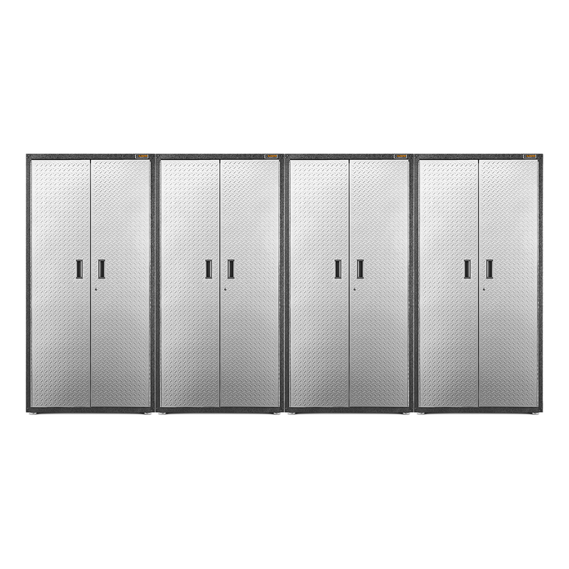 Gladiator Ready-to-Assemble Jumbo GearBox (Silver Tread) 4-Pack