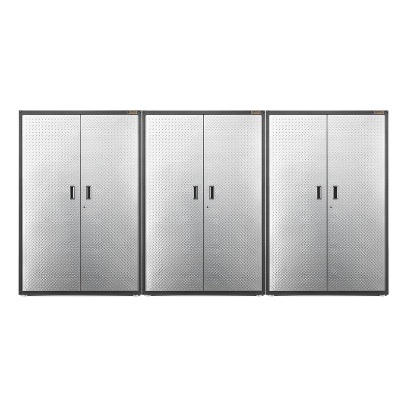 Gladiator Ready-to-Assemble Extra Large GearBox (Silver Tread) 3-Pack