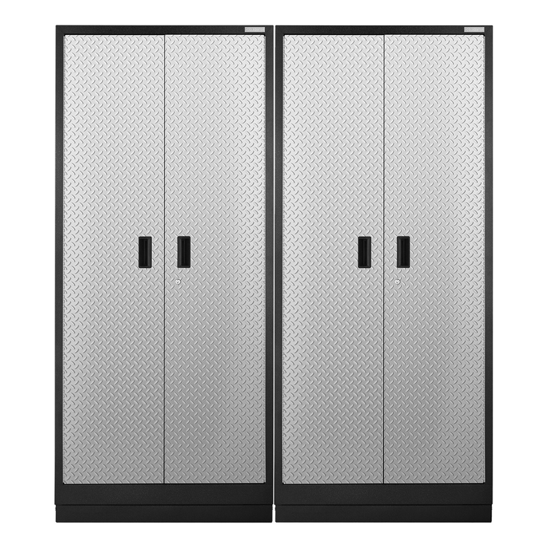 Gladiator Premier Pre-Assembled 84" Tall Cabinet (Silver Tread) 2-Pack
