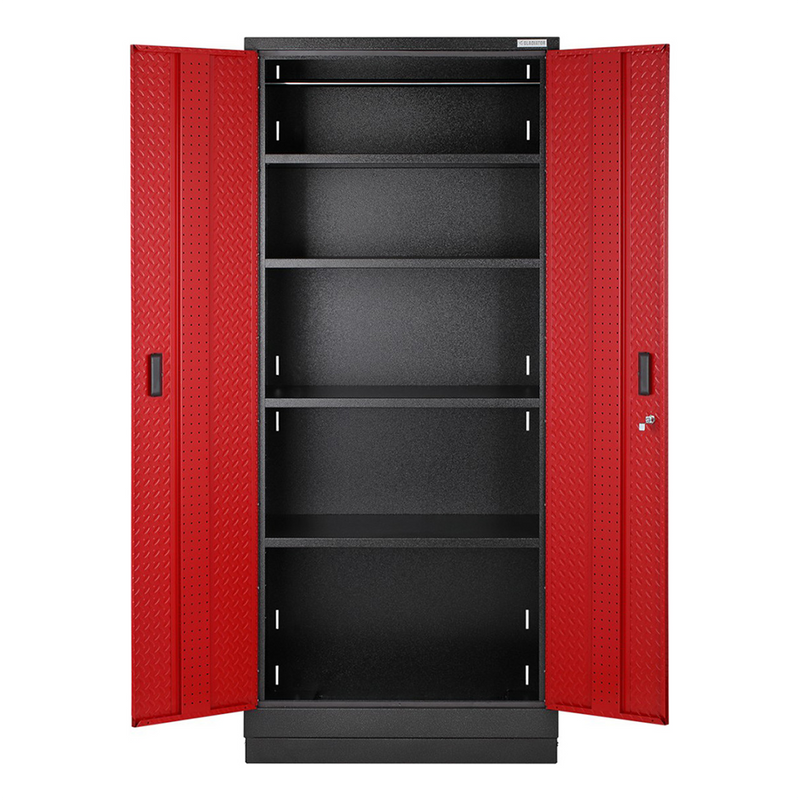 Gladiator Premier Pre-Assembled 84" Tall Cabinet (Red Tread) 2-Pack
