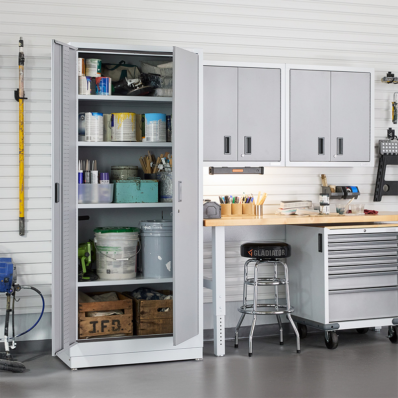 Gladiator Premier Pre-Assembled 84" Tall Cabinet (Gray Slate) 2-Pack