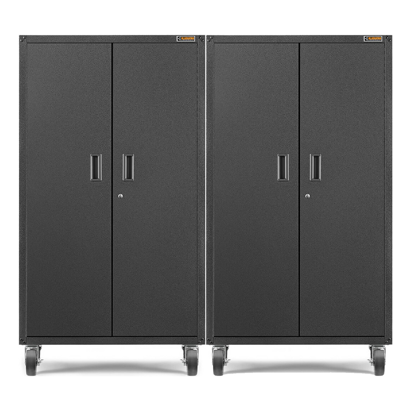 Gladiator Ready-to-Assemble Mobile Storage Cabinet (Hammered Granite) 2-Pack