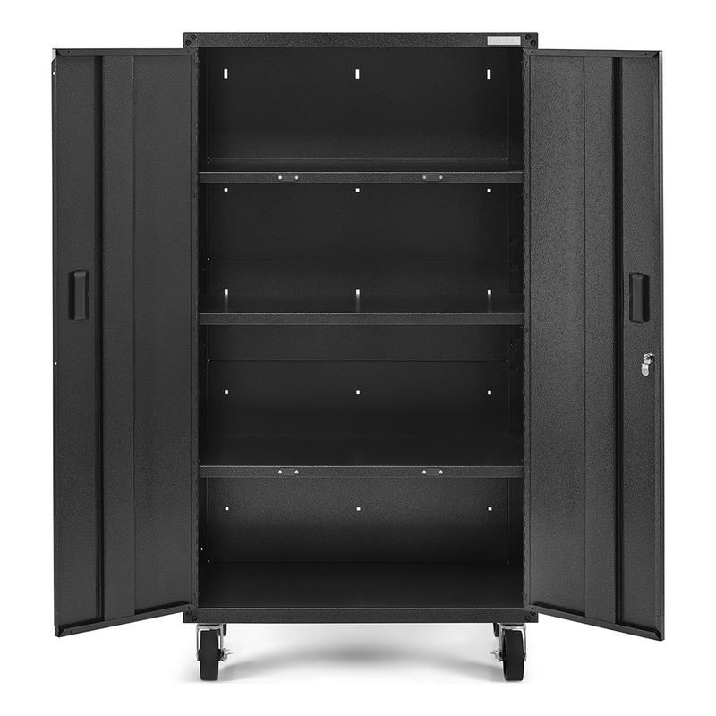 Gladiator Ready-to-Assemble Mobile Storage Cabinet (Hammered Granite) 3-Pack
