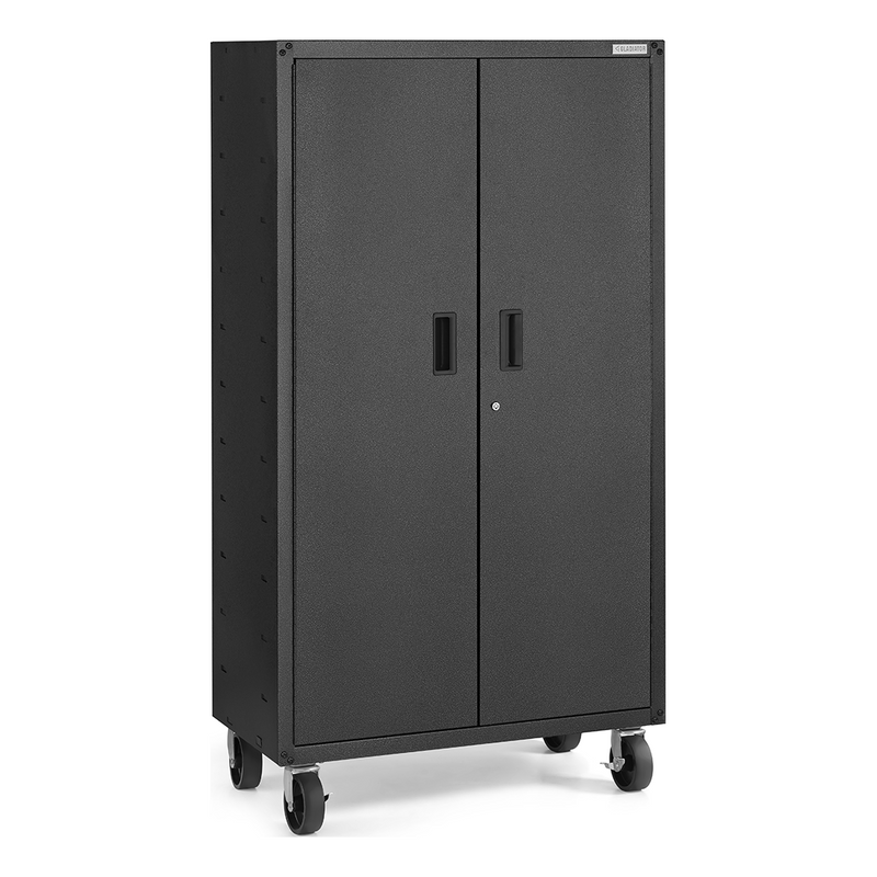 Gladiator Ready-to-Assemble Mobile Storage Cabinet (Hammered Granite) 4-Pack