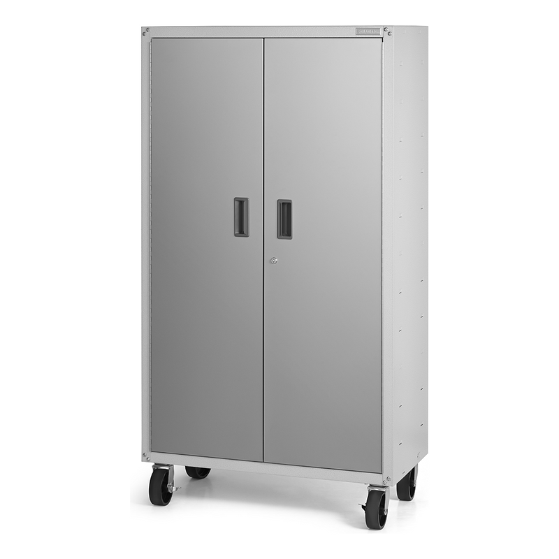 Gladiator Ready-to-Assemble Mobile Storage Cabinet (Gray Slate) 4-Pack