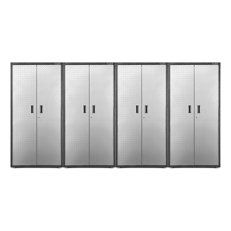 Gladiator Ready-to-Assemble Large GearBox (Silver Tread) 4-Pack