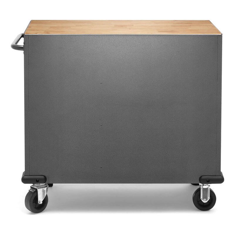 Gladiator Premier 41 inch 9-Drawer Mobile Tool Workbench with Solid Wood Top