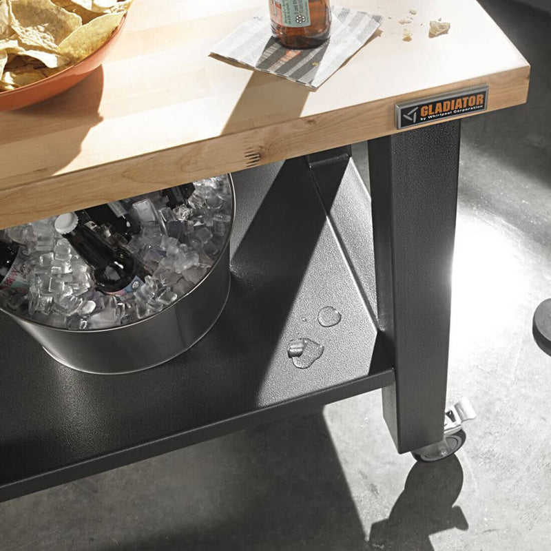 Gladiator 3-Foot Wide Mobile Workstation (Hammered Granite)