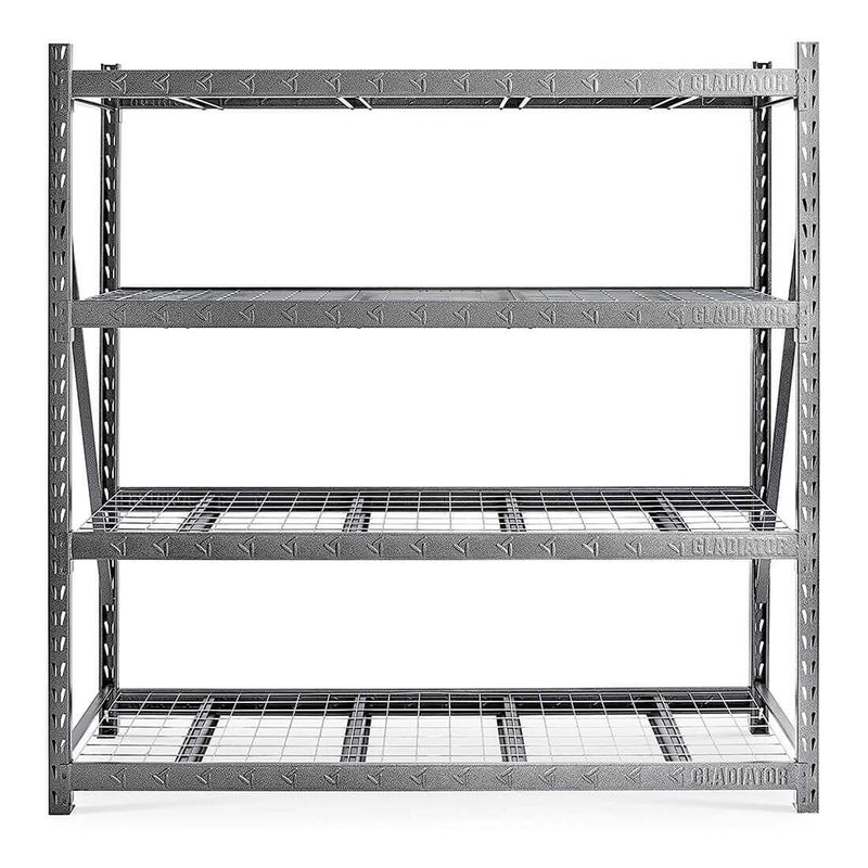 Gladiator 90" x 90" Heavy Duty Mega Rack with Four Adjustable Shelves