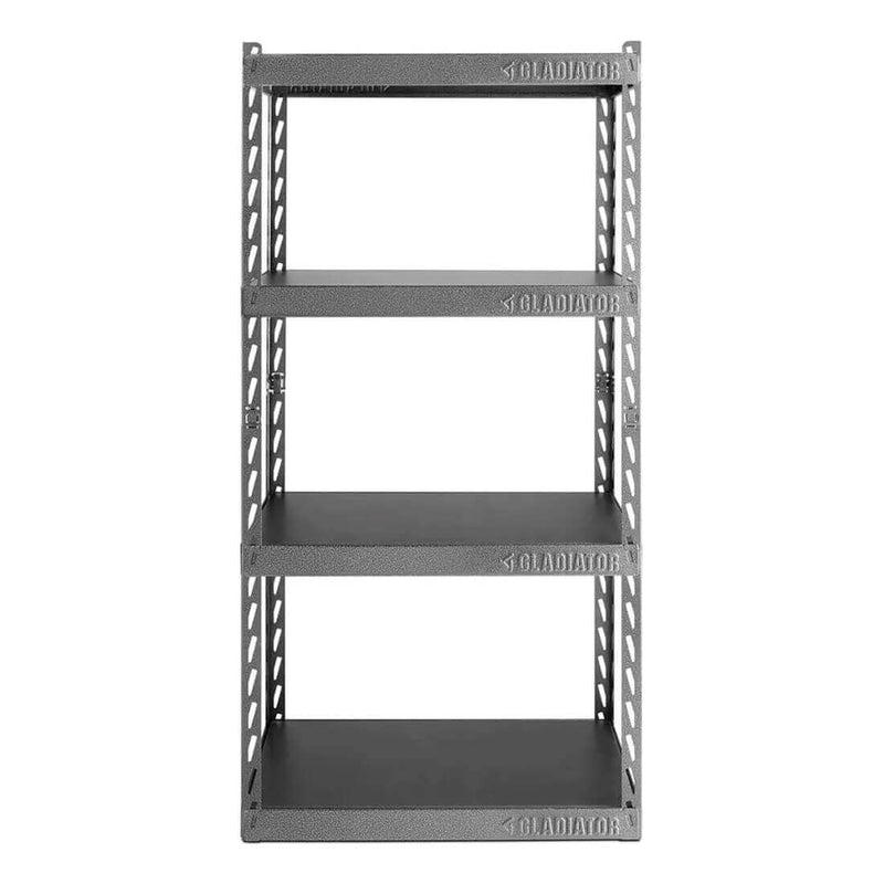 Gladiator 30" Wide EZ Connect Rack with Four 15" Deep Shelves