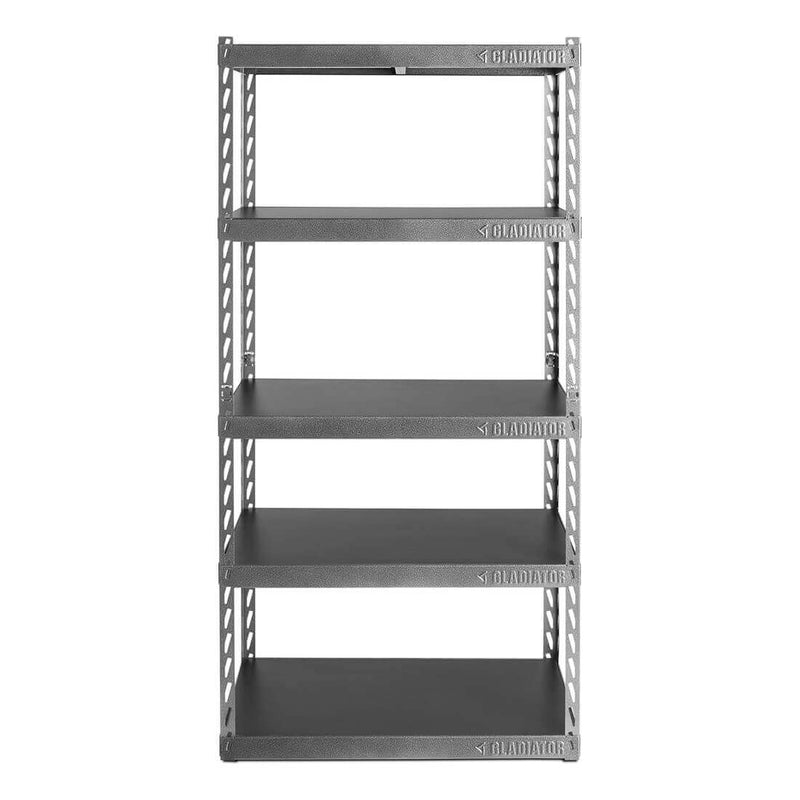 Gladiator 36" Wide EZ Connect Rack with Five 18" Deep Shelves
