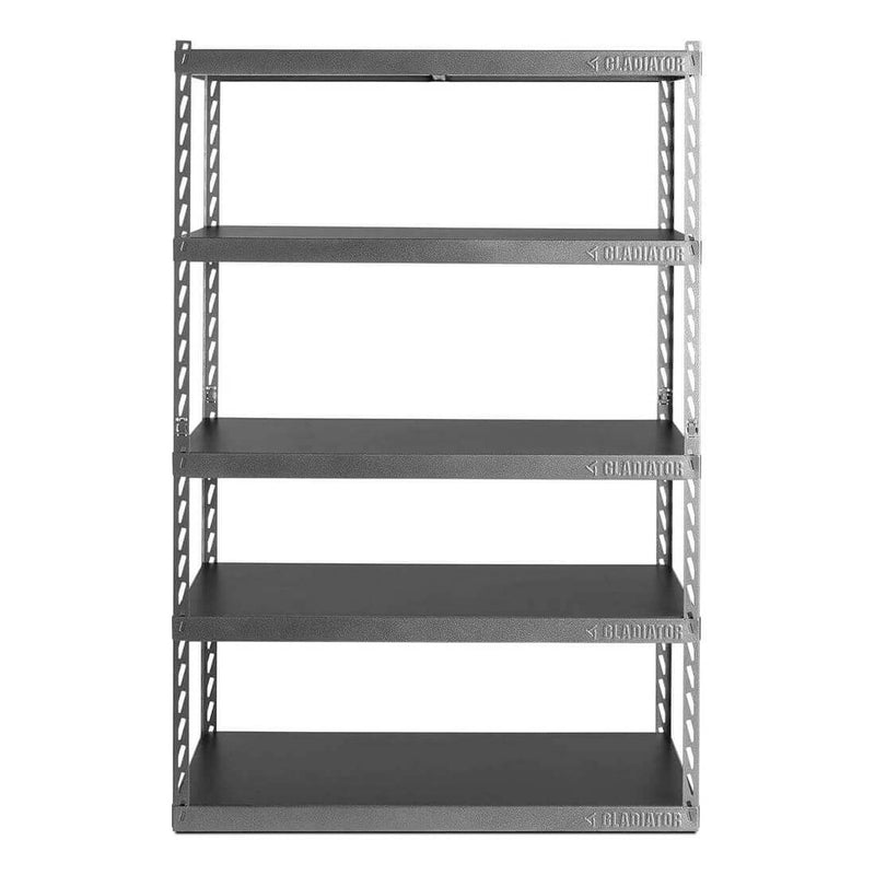 Gladiator 48" Wide EZ Connect Rack with Five 24" Deep Shelves