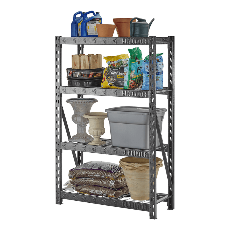 Gladiator 48" Wide Heavy Duty Storage Rack (Hammered Granite) 5-Pack