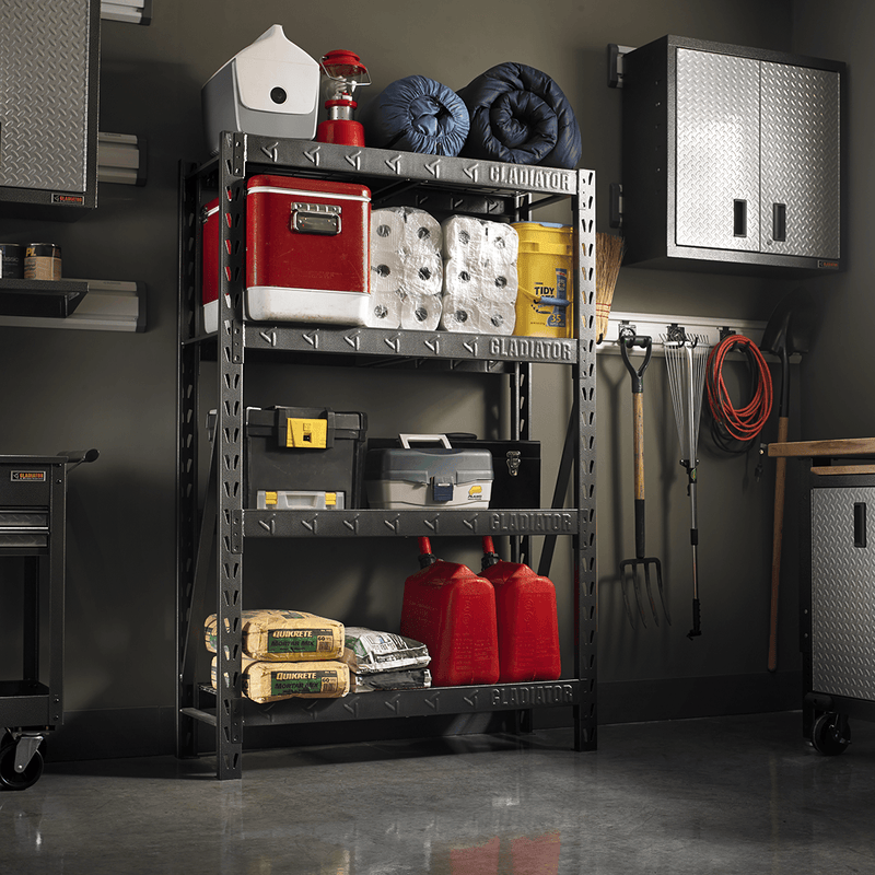 Gladiator 48" Wide Heavy Duty Storage Rack (Hammered Granite) 5-Pack