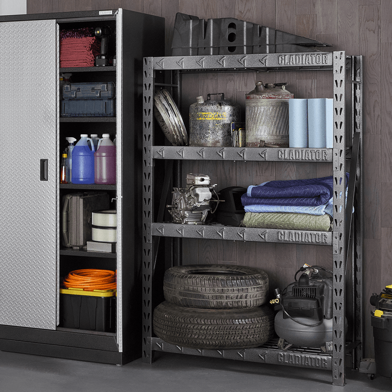 Gladiator 48" Wide Heavy Duty Storage Rack (Hammered Granite) 5-Pack
