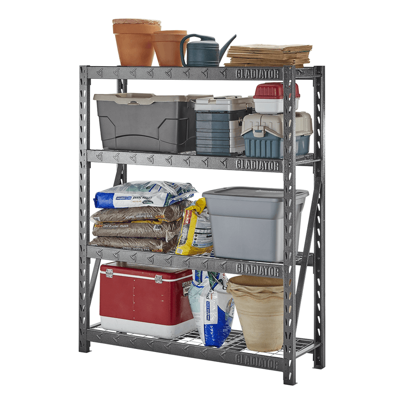 Gladiator 60" Wide Heavy Duty Storage Rack (Hammered Granite)