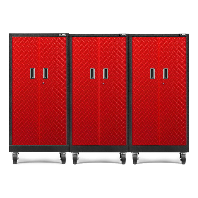 Gladiator Premier Pre-Assembled Tall GearBox (Red Tread) 3-Pack