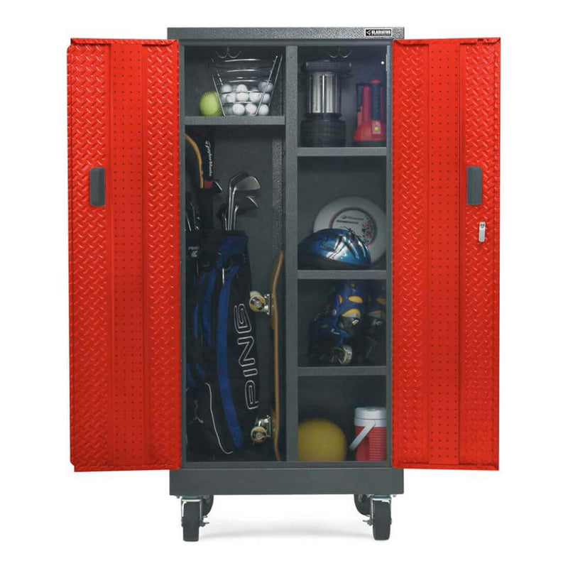 Gladiator Premier Pre-Assembled Tall GearLocker (Red Tread)