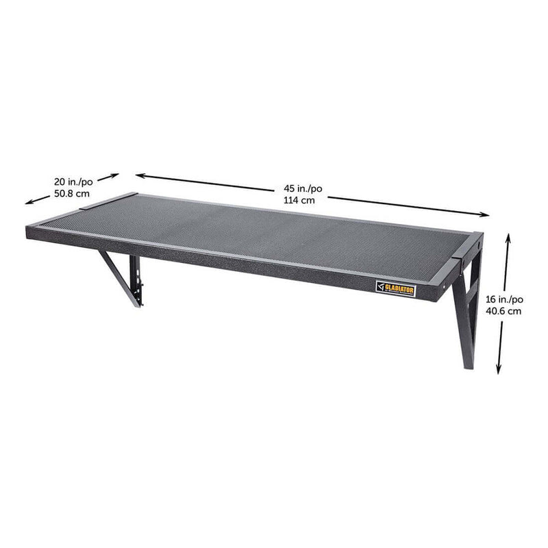 Gladiator 45" GearLoft Shelf (Hammered Granite)