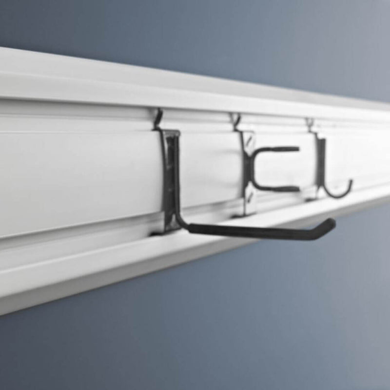 Gladiator 4-Foot Wide GearTrack Channels (Light Gray)