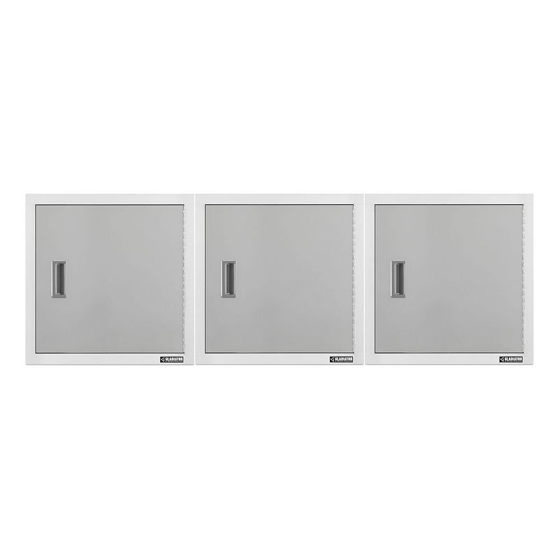 Gladiator Premier Pre-Assembled 24" Wall GearBox (Gray Slate) 3-Pack