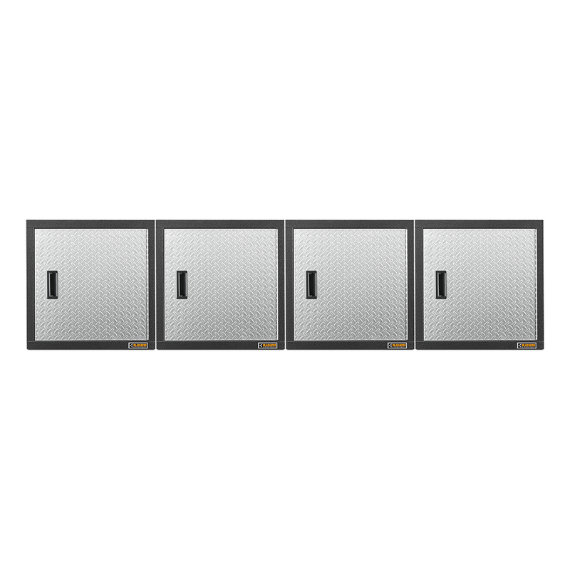 Gladiator Premier Pre-Assembled 24" Wall GearBox (Silver Tread) 4-Pack