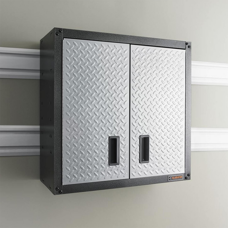 Gladiator Ready-to-Assemble Full-Door Wall GearBox (Silver Tread) 2-Pack