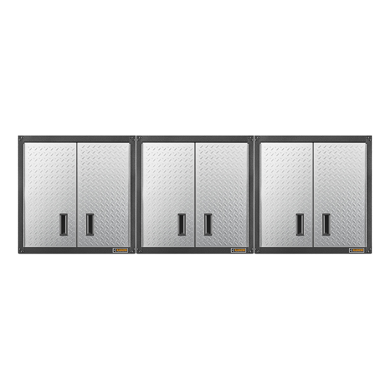 Gladiator Ready-to-Assemble Full-Door Wall GearBox (Silver Tread) 3-Pack