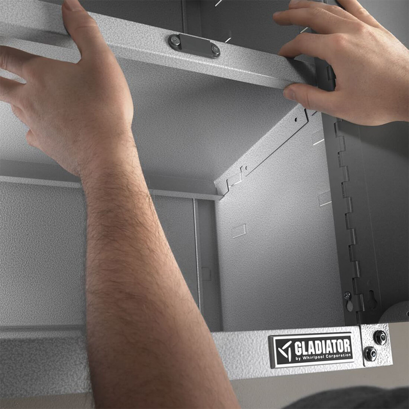 Gladiator Ready-to-Assemble Full-Door Wall GearBox (Gray Slate) 2-Pack