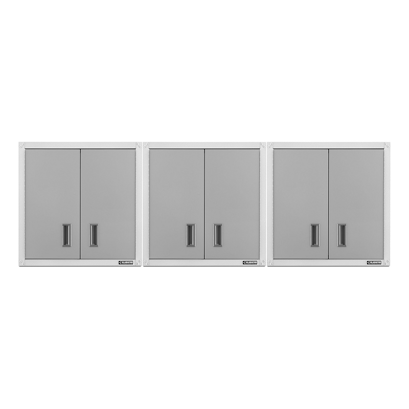 Gladiator Ready-to-Assemble Full-Door Wall GearBox (Gray Slate) 3-Pack