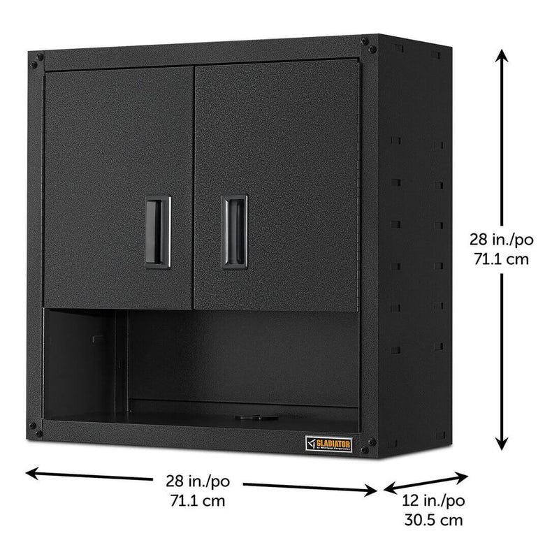 Gladiator Ready-to-Assemble 3/4 Door Wall GearBox (Hammered Granite)