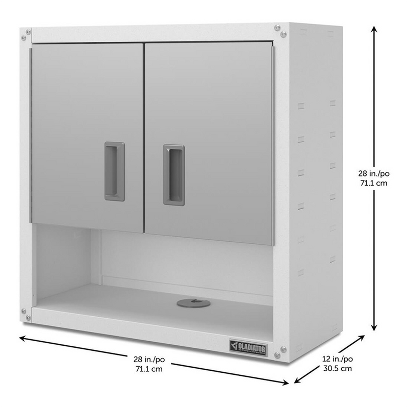 Gladiator Ready-to-Assemble 3/4 Door Wall GearBox (Gray Slate) 4-Pack