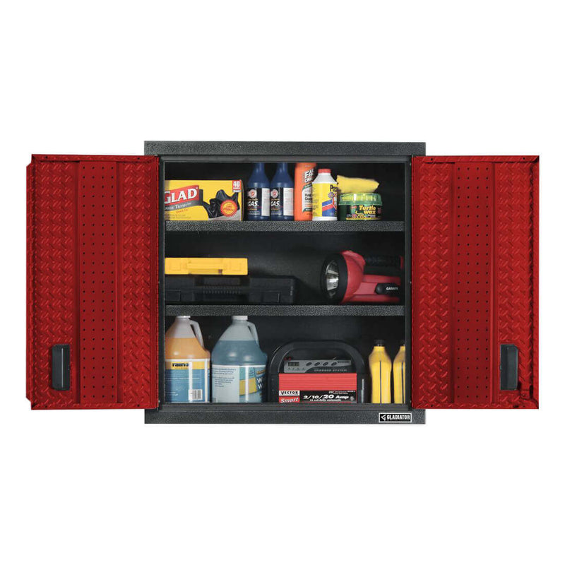Gladiator Premier Pre-Assembled 30" Wall GearBox (Red Tread)