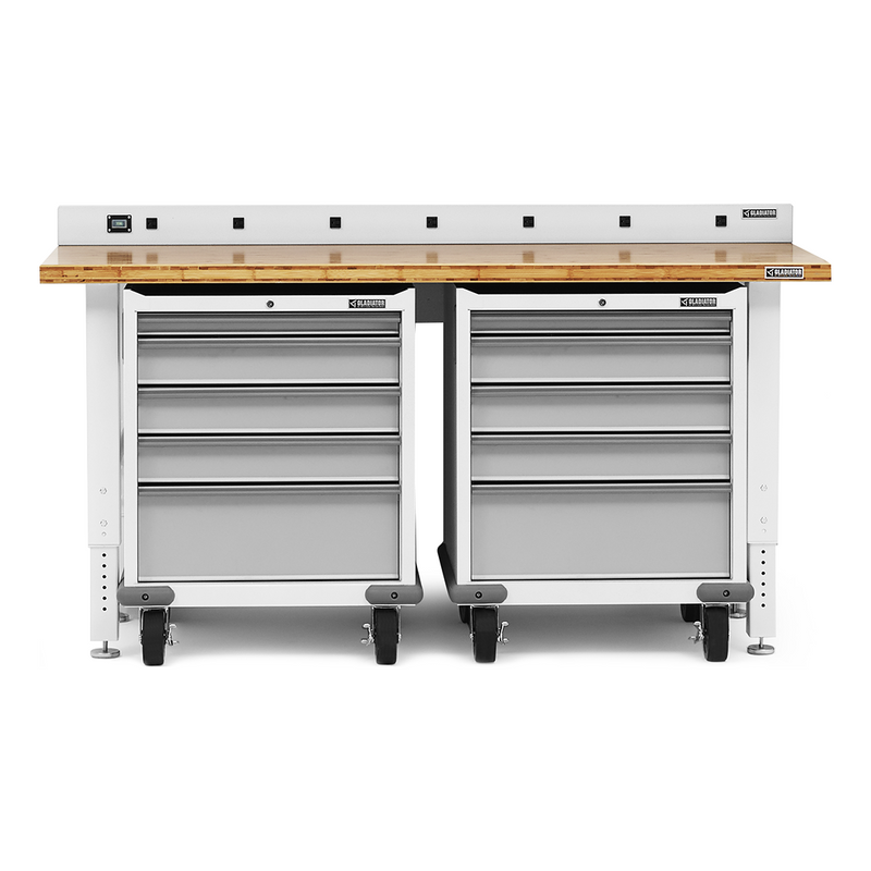Gladiator Premier 4-Piece Garage Cabinet Set (Gray Slate)